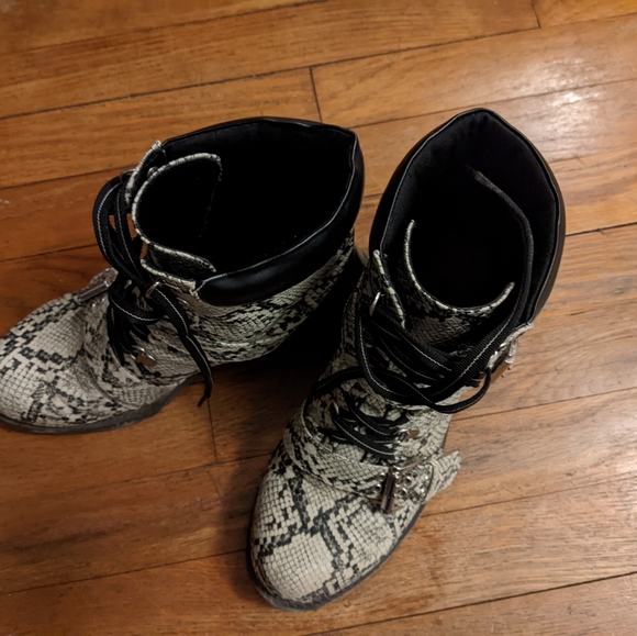 White Python Boots - Picture 2 of 3